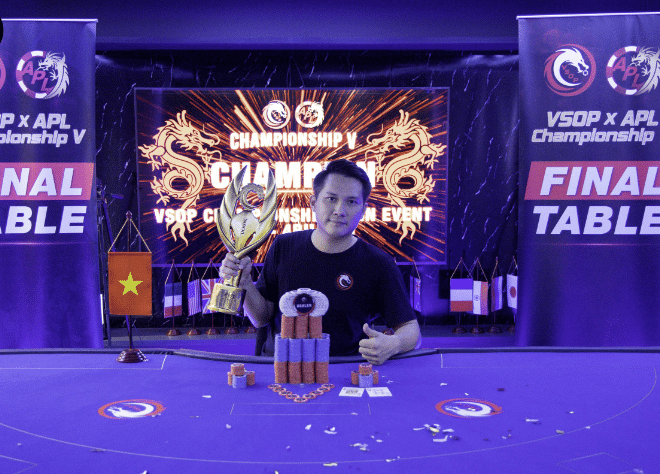 Giới thiệu Giải poker lớn nhất Việt Nam VSOP 2 Nhà vô địch VSOP