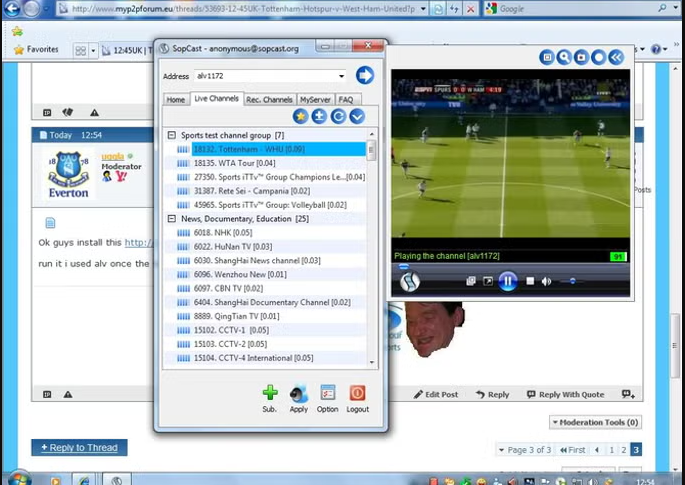 Link trực tiếp bóng đá Sopcast trang chủ nét nhất 2 Cách tìm link trực tiếp bóng đá sopcast trang chủ nét nhất